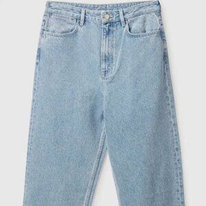 Cos Tapered High Rise Light Wash Jeans